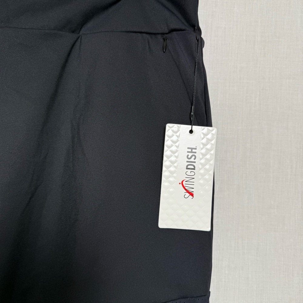 SwingDish Marble Opal Black Golf Skort Womens Large Athletic Skirt Skort NWT - Picture 5 of 12